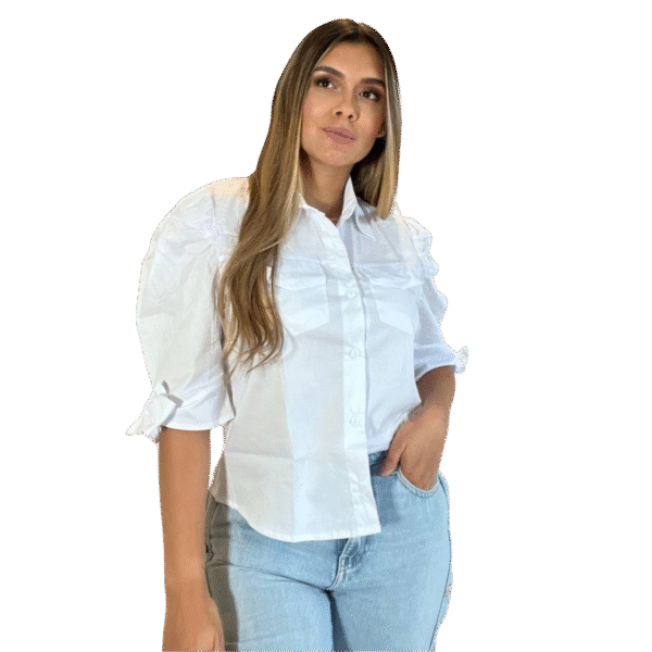 CAMISERA BLANCA POPELINA