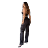 PANTALÓN CARGO SATÍN NEGRO