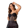 CORSET STRAPLE NEGRO