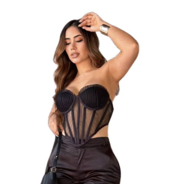CORSET STRAPLE NEGRO