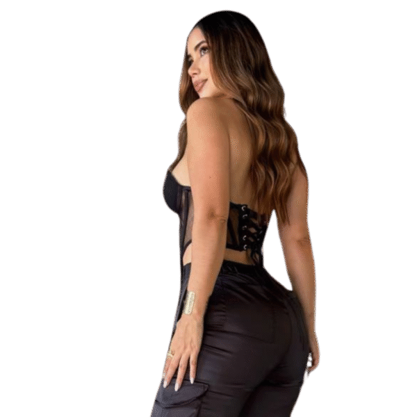 CORSET STRAPLE NEGRO