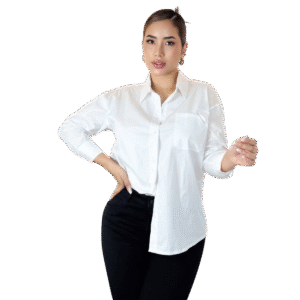 CAMISA CLASICA BLANCA POPALINA