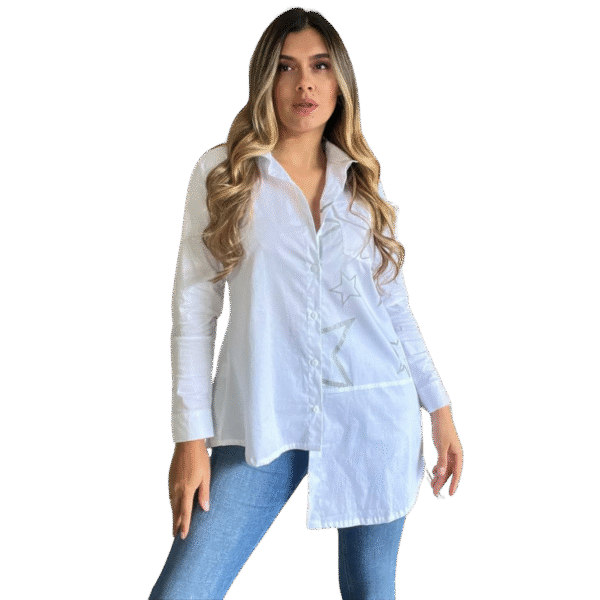 Bluson asimetrico de moda
