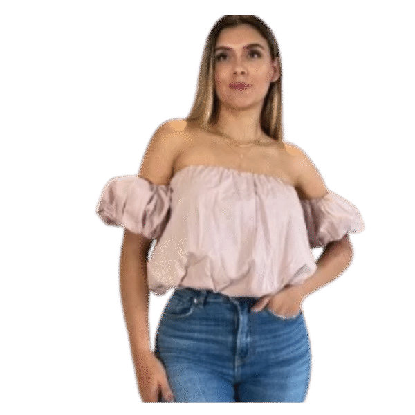 blusa cuello bandeja bombacha