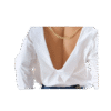 BLUSA ESPALDA ABIERTA POPELINA