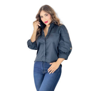 BLUSA OJALES ELEGANTE