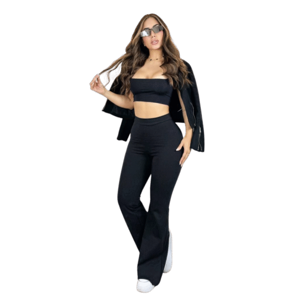 Pantalón acampanado talla única