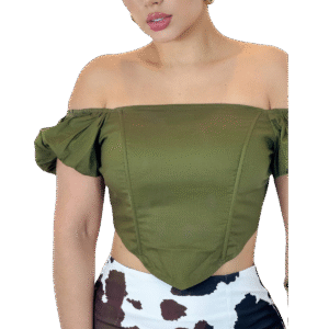 BLUSA AURA CORSET VERDE