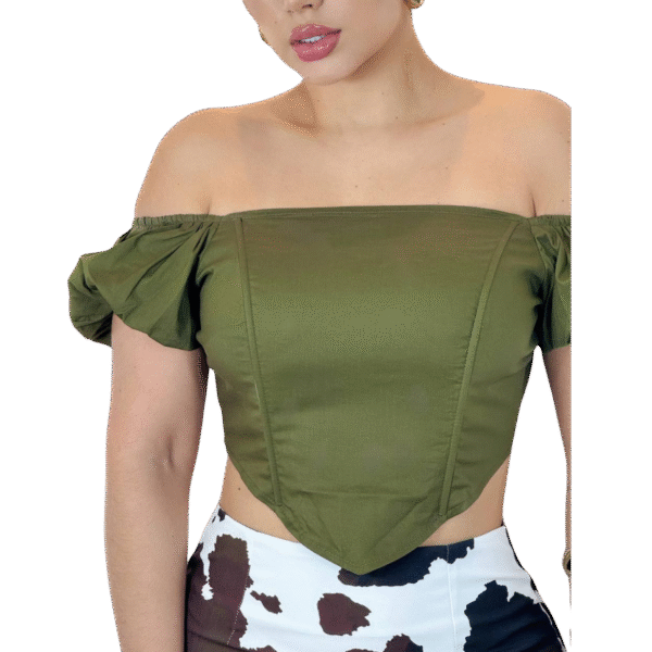 BLUSA AURA CORSET VERDE