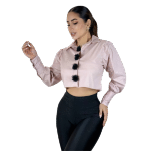 CAMISERA CON POMPONES